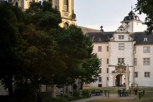 Residenzschloss Mergentheim, Außenansicht, Schlosspark