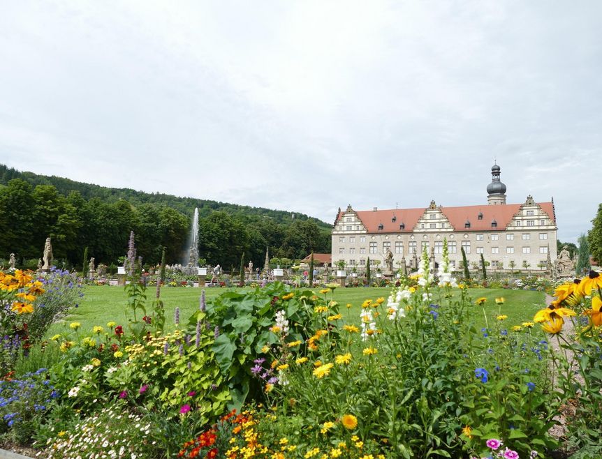 Schloss Weikersheim, Gartenseite