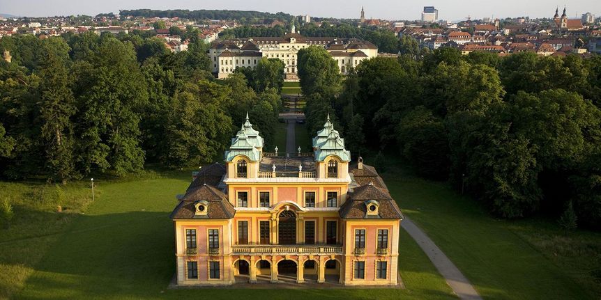 Schloss Favorite Ludwigsburg, von oben