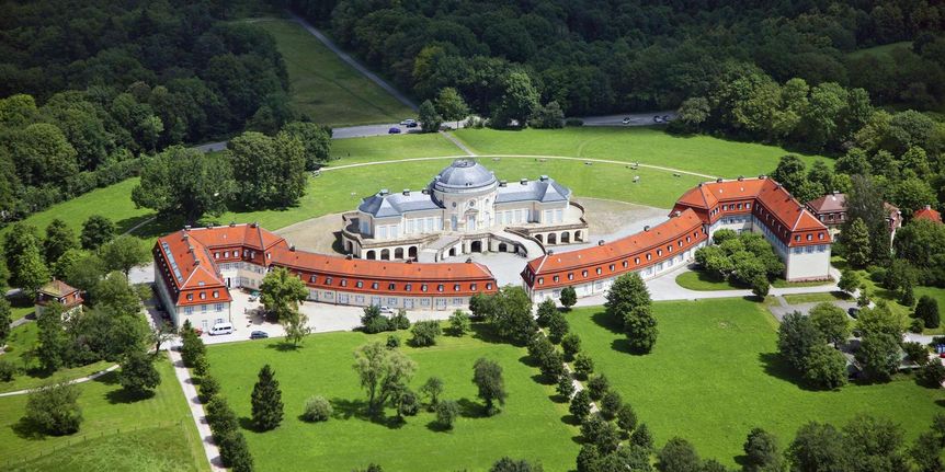 Schloss Solitude von oben