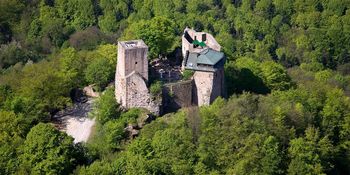 Burg Alt-Eberstein von oben