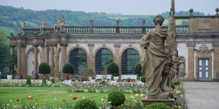Die Orangerie im Garten von Schloss Weikersheim