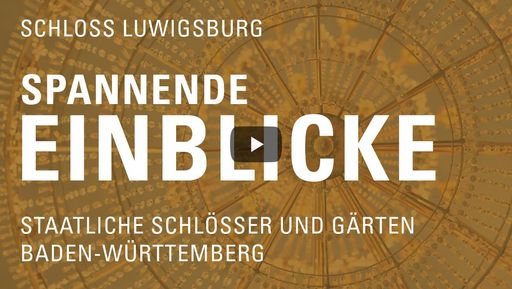 Startbildschirm des Films "Spannende Einblicke mit Michael Hörrmann: Residenzschloss Ludwigsburg"