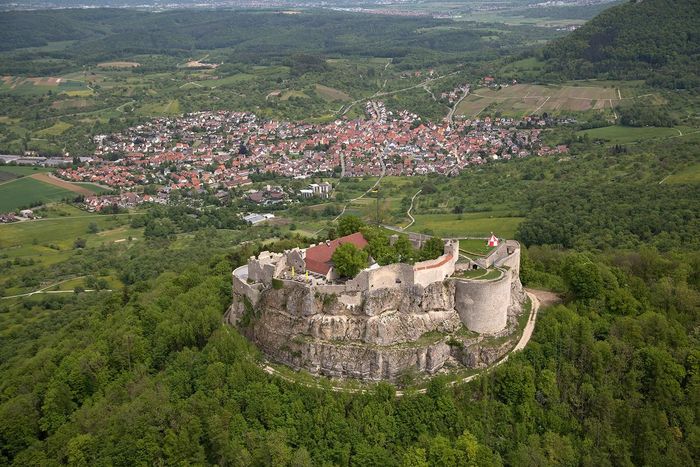 Festungsruine Hohenneuffen von oben