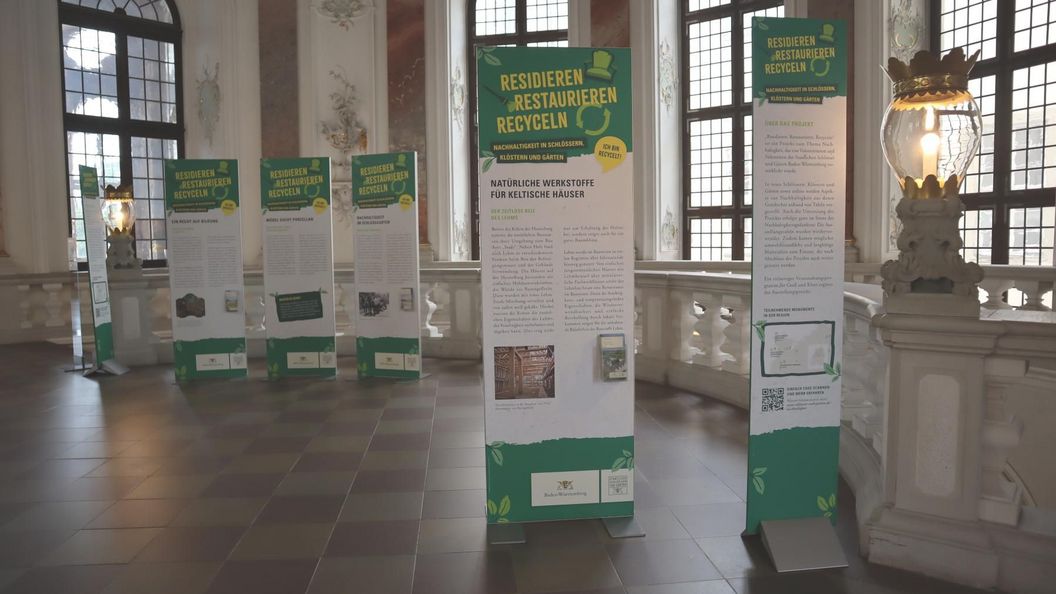 Schloss Bruchsal, Ausstellung „Residieren, Restaurieren, Recyceln“ 