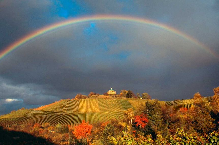 Die Grabkapelle auf dem Württemberg