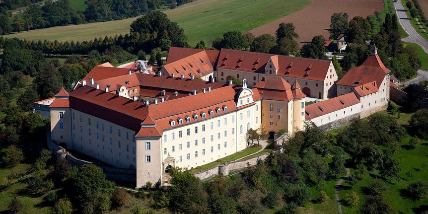 Schloss ob Ellwangen von oben